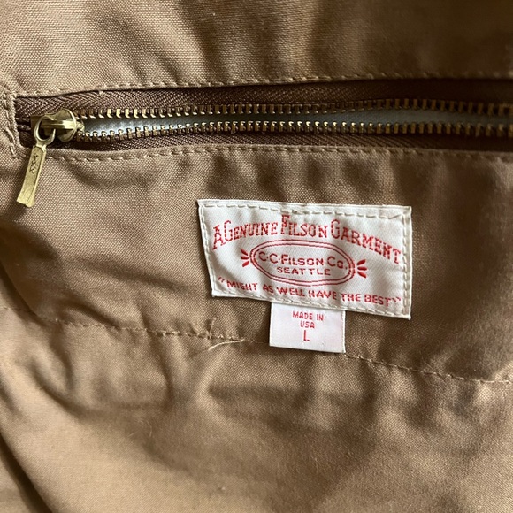 Filson Oil Tin Field Jacket Men’s L - Picture 7 of 8